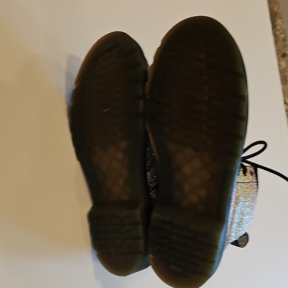 Dr. Martens Kids Glitter Boots - Pink and Silver Size 4 Women's - Picture 8 of 9